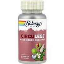 Solaray, CircuLegs™ su arklių kaštonu, 60 VegCaps