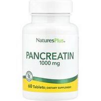 NaturesPlus, Pankreatinas, 1 000 mg, 60 tablečių