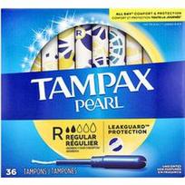 Tampax, Perlas, įprastas, bekvapis, 36 tamponai