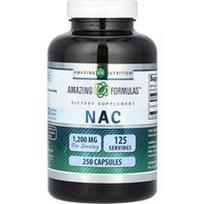 Amazing Nutrition, NAC, 250 kapsulių (600 mg vienoje kapsulėje)