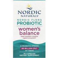 Nordic Naturals, Nordic Flora Probiotic, Women's Balance, 30 kapsulių