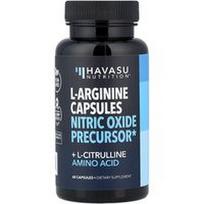 Havasu Nutrition, L-argininas + citrulinas, 60 kapsulių