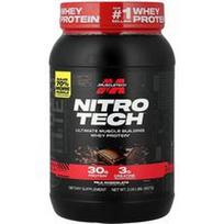 MuscleTech, „Nitro-Tech™“ išrūgų baltymai, pieniško šokolado skonio, 907 g
