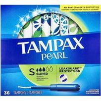 Tampax, Perlas, Super, Bekvapis, 36 Tamponai