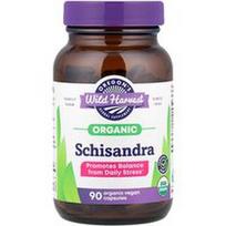 Oregon's Wild Harvest, Ekologiška Schisandra, 90 ekologiškų veganiškų kapsulių (475 mg vienoje kapsulėje)