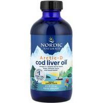 Nordic Naturals, Arctic-D menkių kepenų aliejus™, citrinų skonio, 237 ml