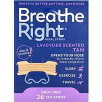 Breathe Right, Nosies juostelės, levandos, 26 įdegio juostelės