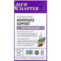 New Chapter, Estrotone™, menopauzės palaikymas, 60 vegetariškų kapsulių