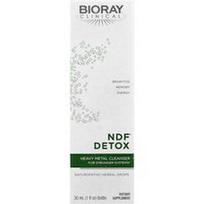 Bioray, NDF® Detox, sunkiųjų metalų valiklis, 30 ml