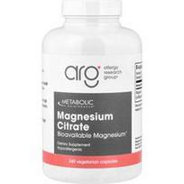 Metabolic Maintenance, Magnio citratas, 240 vegetariškų kapsulių (150 mg vienoje kapsulėje)