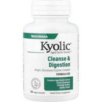 Kyolic, Sendinto česnako ekstraktas™, valymas ir virškinimas, Formulė 102, 100 vegetariškų kapsulių