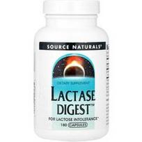 Source Naturals, Lactase Digest™, 180 kapsulių (90 mg vienoje kapsulėje)