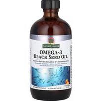 Nature's Answer, Omega-3 juodųjų sėklų aliejus, apelsinų, 8 fl oz (240 ml)