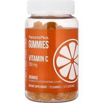 NaturesPlus, Vitamino C guminukai, apelsinai, 75 guminukai (125 mg viename guminuke)