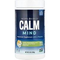 Natural Vitality, CALM®, Mind, magnio papildas su L-teanino gėrimų mišiniu, medaus ir ramunėlių, 168 g
