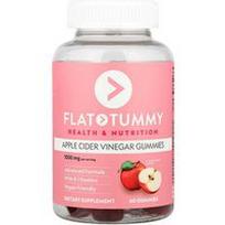 Flat Tummy, Obuolių sidro acto guminukai, natūralus obuolys, 60 guminukų