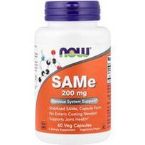 NOW Foods, SAMe, 200 mg, 60 vegetariškų kapsulių