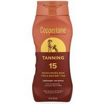 Coppertone, Įdegis, apsauginis losjonas nuo saulės, SPF 15, 8 fl oz (237 ml)