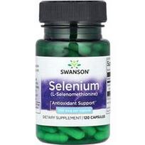 Swanson Vitamins, Selenas, 200 mcg, 120 kapsulių