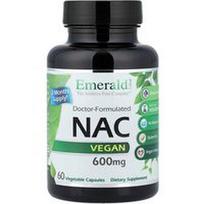 Emerald Laboratories, NAC, 600 mg, 60 daržovių kapsulių