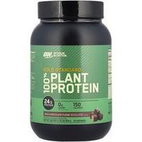 Optimum Nutrition, Auksinis standartas® 100% augaliniai baltymai, turtingas šokoladinis fudge, 1,76 svaro (800 g)