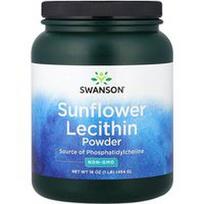 Swanson Vitamins, Saulėgrąžų lecitino milteliai, 1 svaras (454 g)