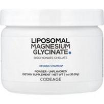 Codeage, Liposominiai magnio glicinato milteliai, be skonio, 3 uncijos (85,2 g)