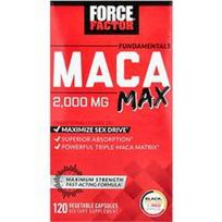 Force Factor, Fundamentals, Maca Max, 2000 mg, 120 augalinių kapsulių (500 mg vienoje kapsulėje)