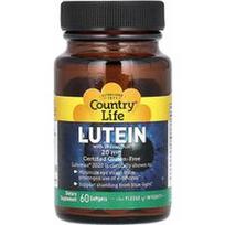 Country Life, Liuteinas su zeaksantinu, 20 mg, 60 minkštųjų kapsulių