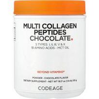 Codeage, Multi kolageno peptidų milteliai, šokoladas, 18.17 oz (515 g)