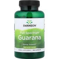 Swanson Vitamins, Viso spektro® guarana, 500 mg, 100 kapsulių
