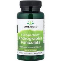 Swanson Vitamins, Viso spektro® Andrographis Paniculata, 400 mg, 60 kapsulių