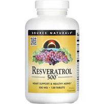 Source Naturals, Resveratrolis 500™, 500 mg, 120 tablečių
