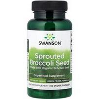 Swanson Vitamins, Daigintos brokolių sėklos, 400 mg, 60 daržovių kapsulių