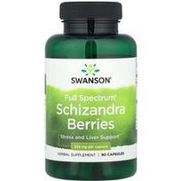 Swanson Vitamins, Viso spektro® Schizandra uogos, 525 mg, 90 kapsulių