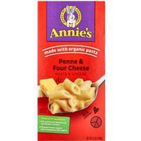 Annie's Homegrown, Makaronai ir sūris, Penne ir keturi sūriai, 5.5 uncijos (156 g)