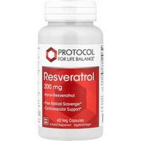 Protocol for Life Balance, Resveratrolis, 60 daržovių kapsulių