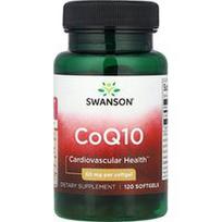 Swanson Vitamins, CoQ10, 60 mg, 120 minkštųjų gelių
