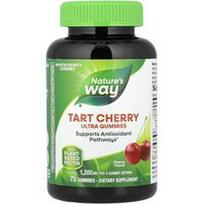 Nature's Way, Tart Cherry Ultra guminukai, vyšnios, 75 guminukai