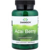 Swanson Vitamins, Acai uogos, 500 mg, 120 kapsulių