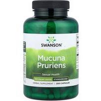 Swanson Vitamins, Mucuna Pruriens, standartizuotas, 350 mg, 200 kapsulių