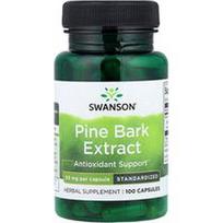 Swanson Vitamins, Pušų žievės ekstraktas, standartizuotas, 50 mg, 100 kapsulių
