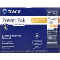 Trace, Power Pak, nulis cukraus, apelsinų mango, 30 pakelių, po 0,22 uncijos (6,1 g)