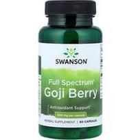 Swanson Vitamins, „Full Spectrum®“, goji uogos, 500 mg, 60 kapsulių