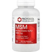 Protocol for Life Balance, MSM, 1 000 mg, 180 daržovių kapsulių