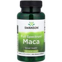 Swanson Vitamins, Viso spektro® Maca, 500 mg, 100 veganiškų kapsulių