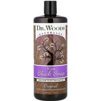 Dr. Woods, Neapdorotas juodasis muilas, originalus, 946 ml (32 skysčio uncijos)