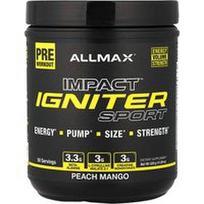 ALLMAX, IMPACT™ IGNITER Sport, prieš treniruotę, persikų ir mangų, 320 g