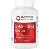 Protocol for Life Balance, DHA-1000 žuvų taukai, 1000 mg, 90 minkštųjų kapsulių