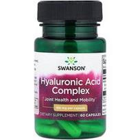 Swanson Vitamins, Hialurono rūgšties kompleksas, 166 mg, 60 kapsulių